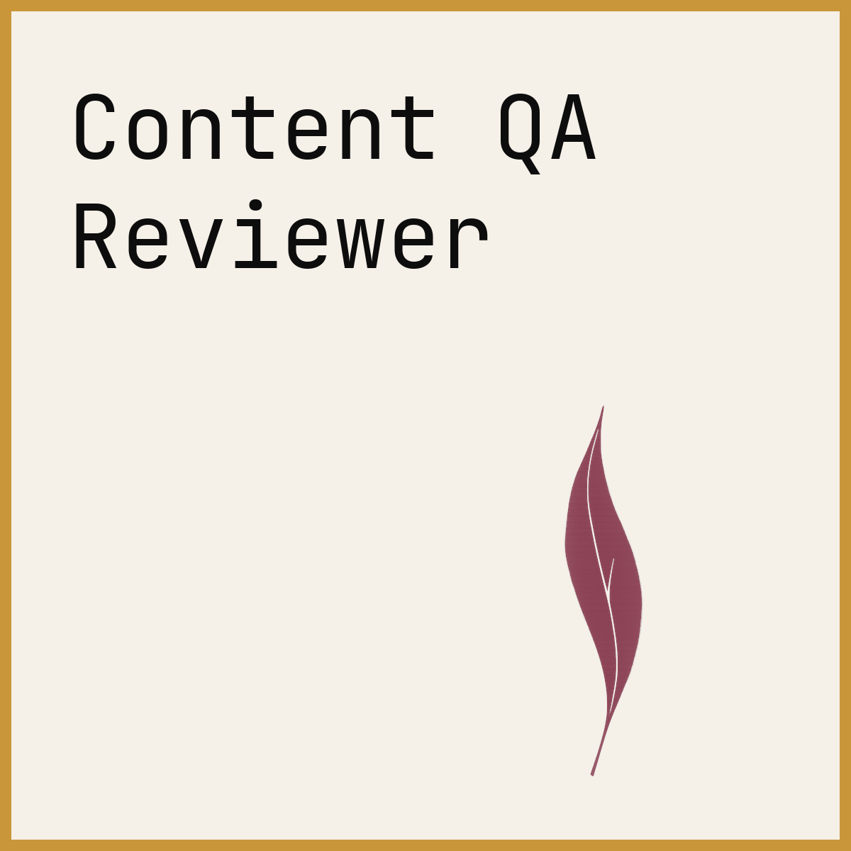 Content QA Reviewer