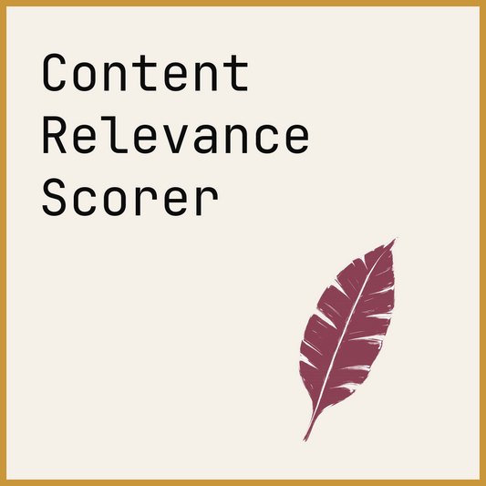 Content Relevance Scorer