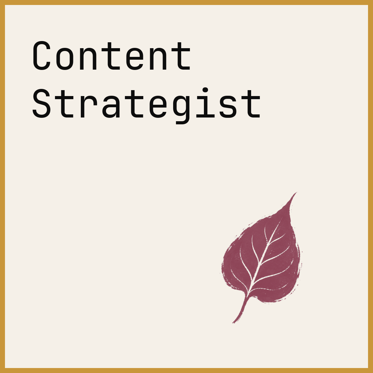 Content Strategist