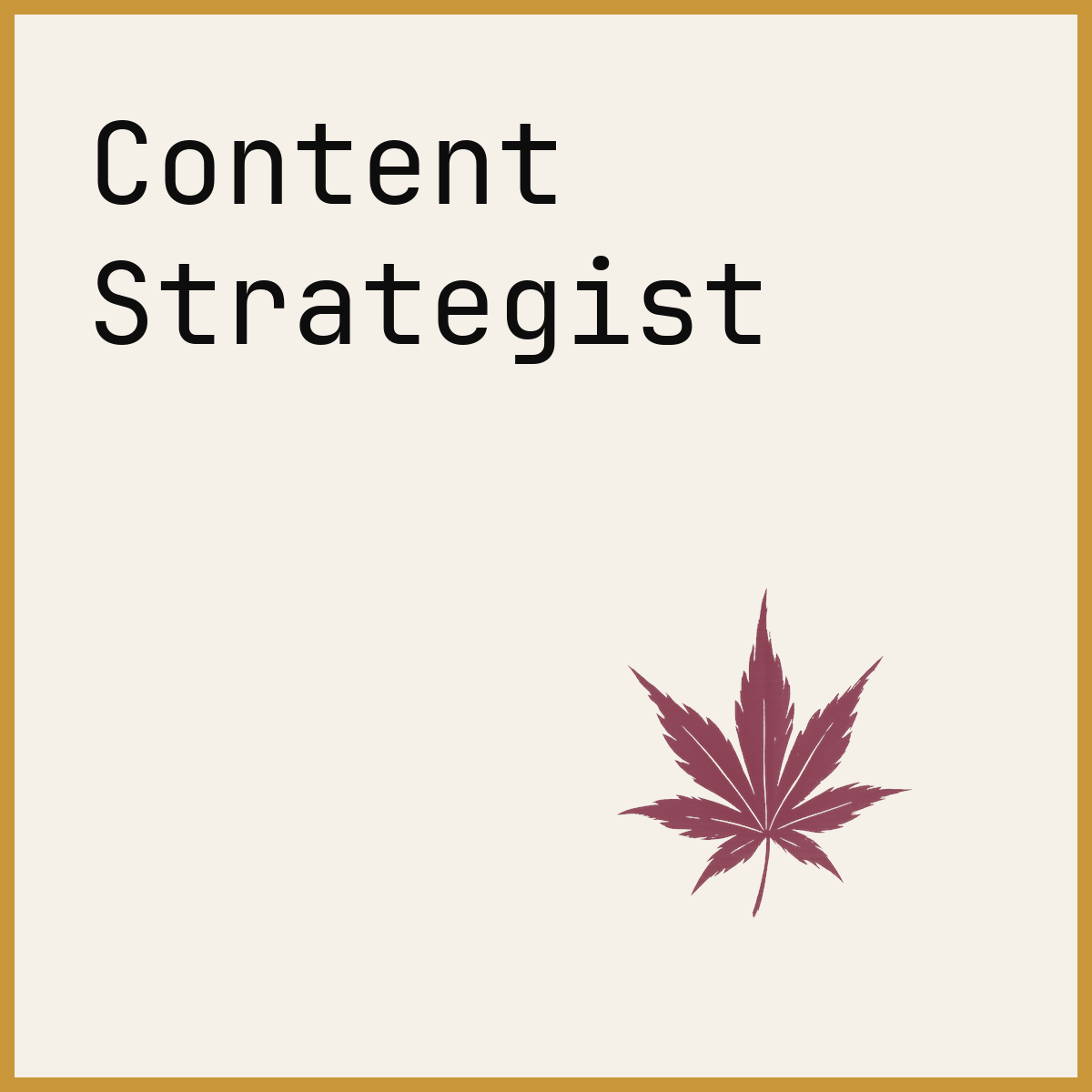 Content Strategist