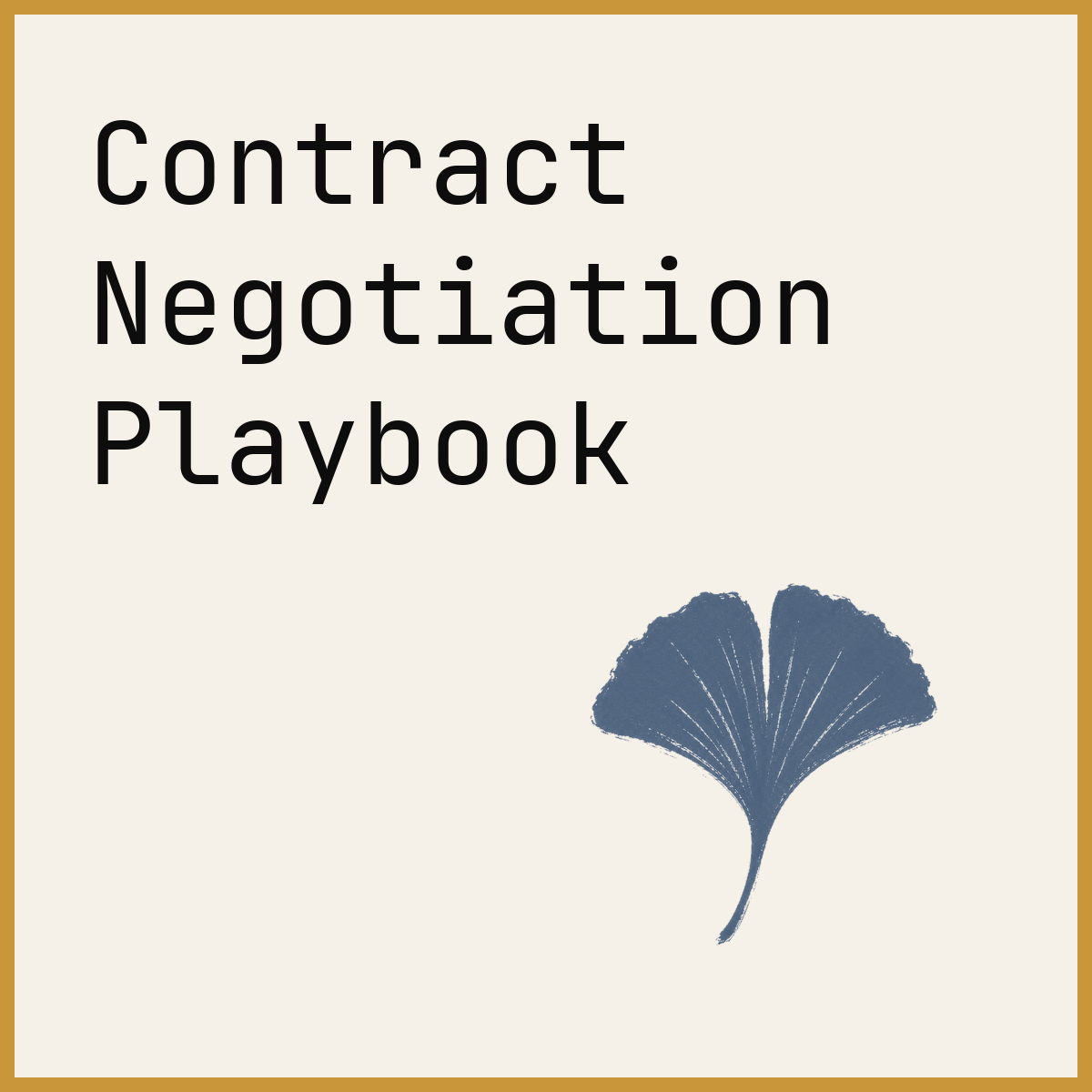 Contract Negotiation Playbook