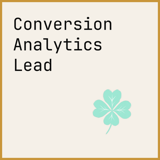 Conversion Analytics Lead