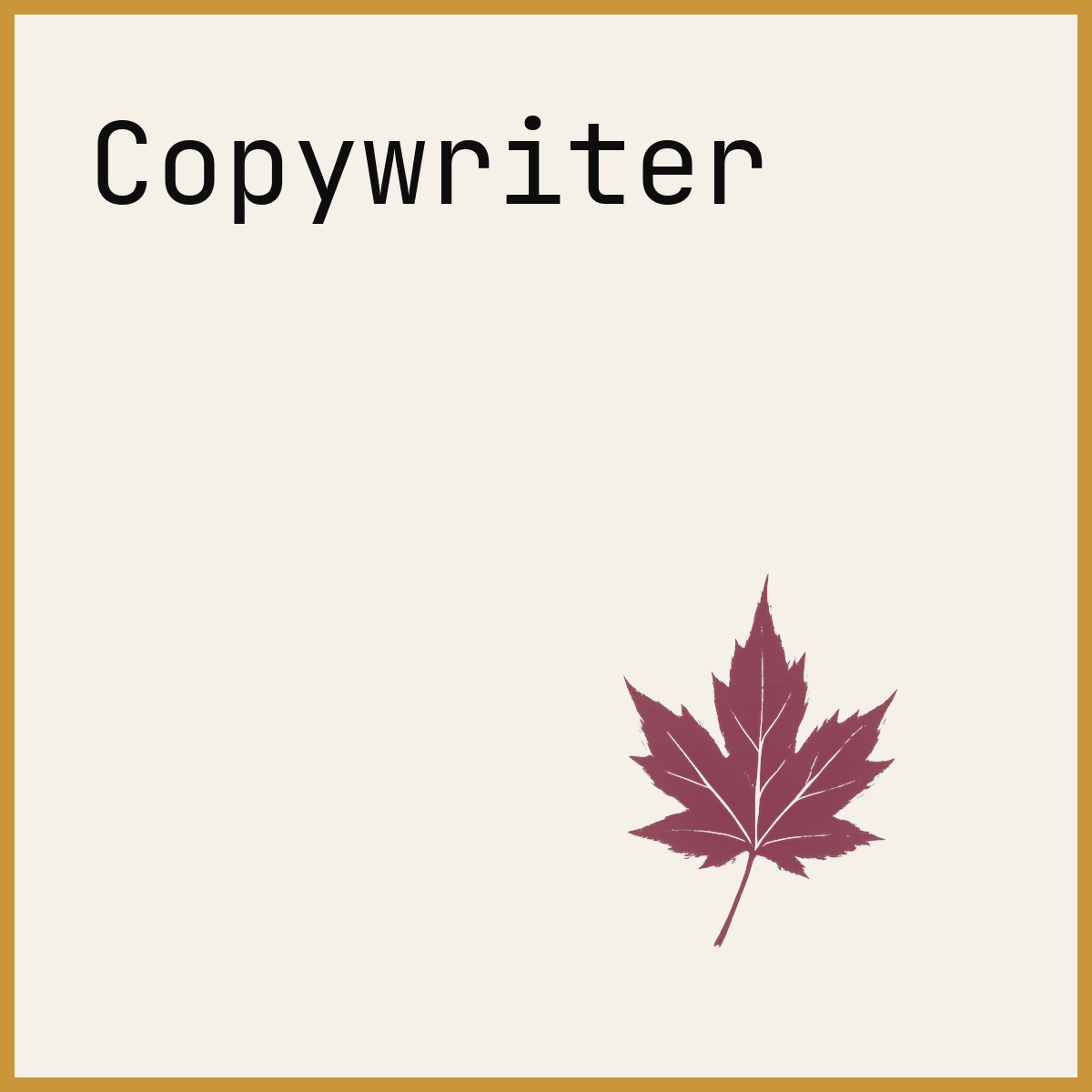 Copywriter