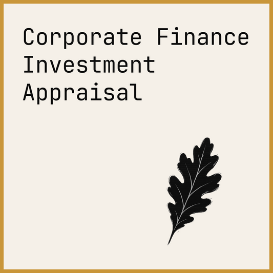Corporate Finance Investment Appraisal