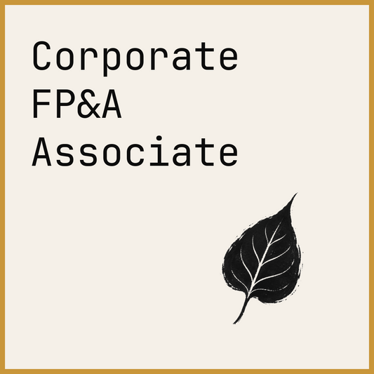 Corporate FP&A Associate