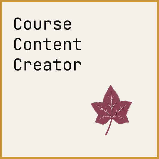 Course Content Creator