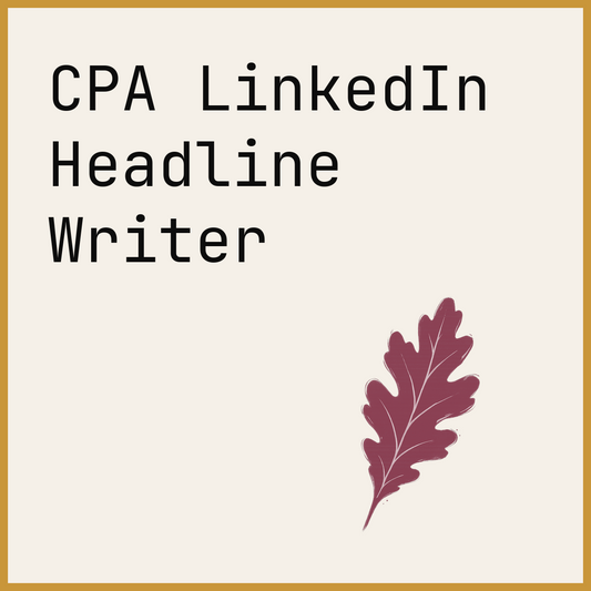 CPA LinkedIn Headline Writer