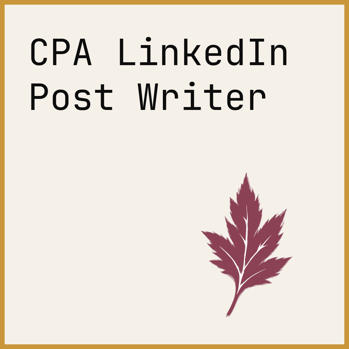 CPA LinkedIn Post Writer