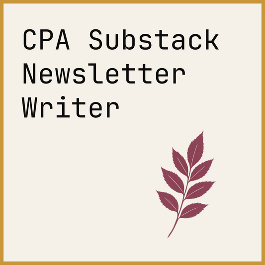 CPA Substack Newsletter Writer