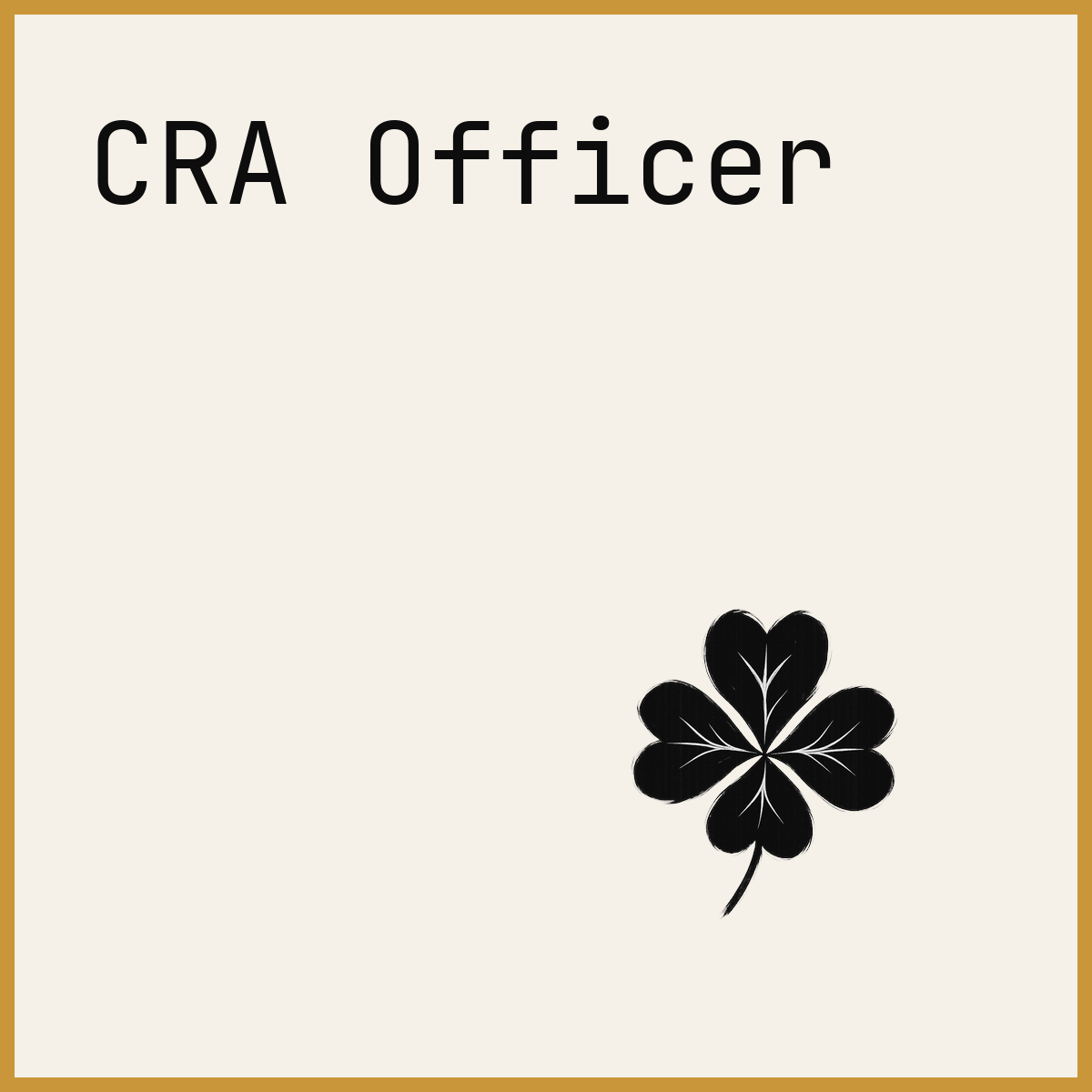 CRA Officer
