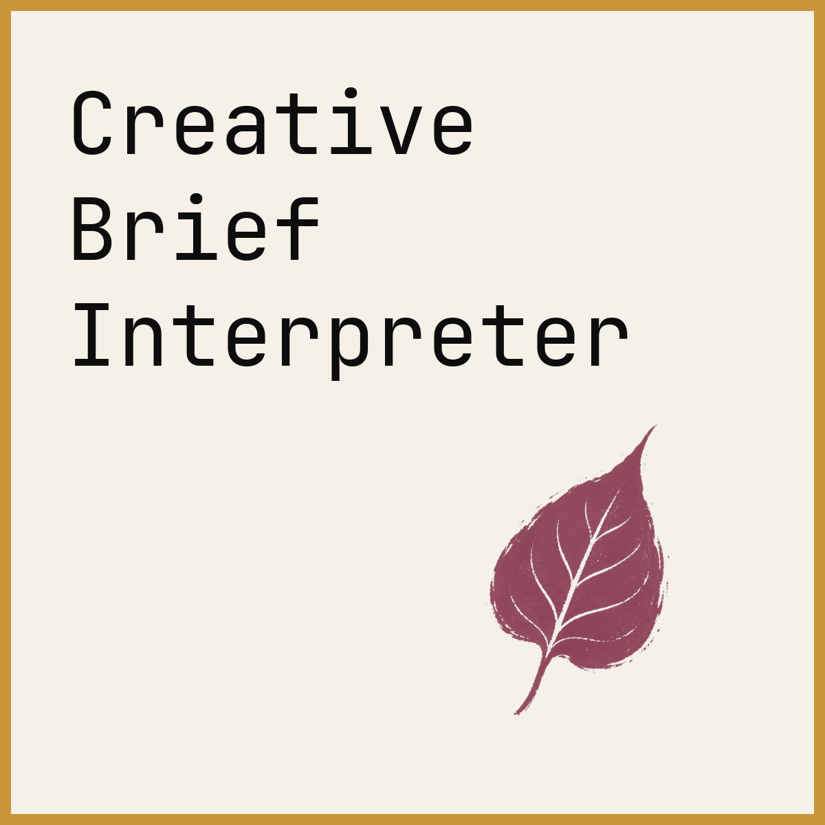 Creative Brief Interpreter