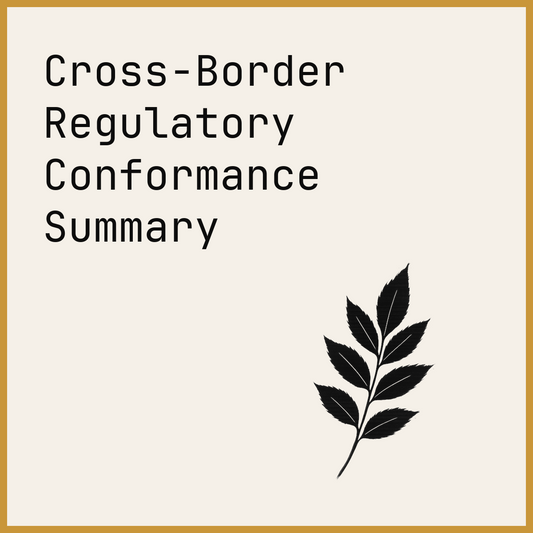 Cross-Border Regulatory Conformance Summary