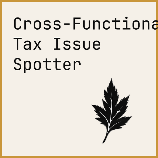 Cross-Functional Tax Issue Spotter