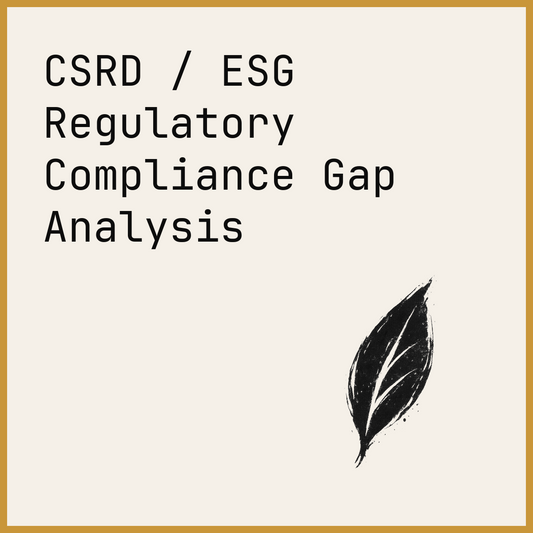 CSRD / ESG Regulatory Compliance Gap Analysis