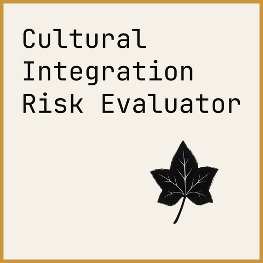 Cultural Integration Risk Evaluator