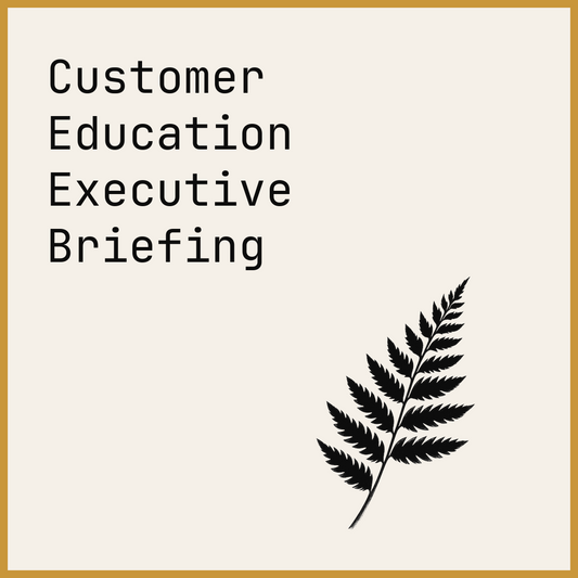 Customer Education Executive Briefing