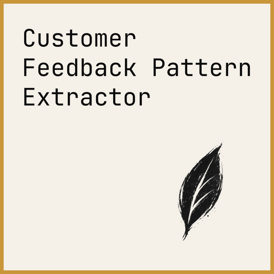 Customer Feedback Pattern Extractor