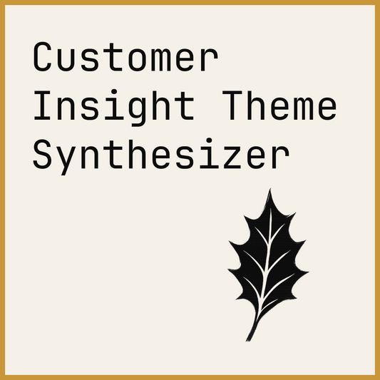 Customer Insight Theme Synthesizer