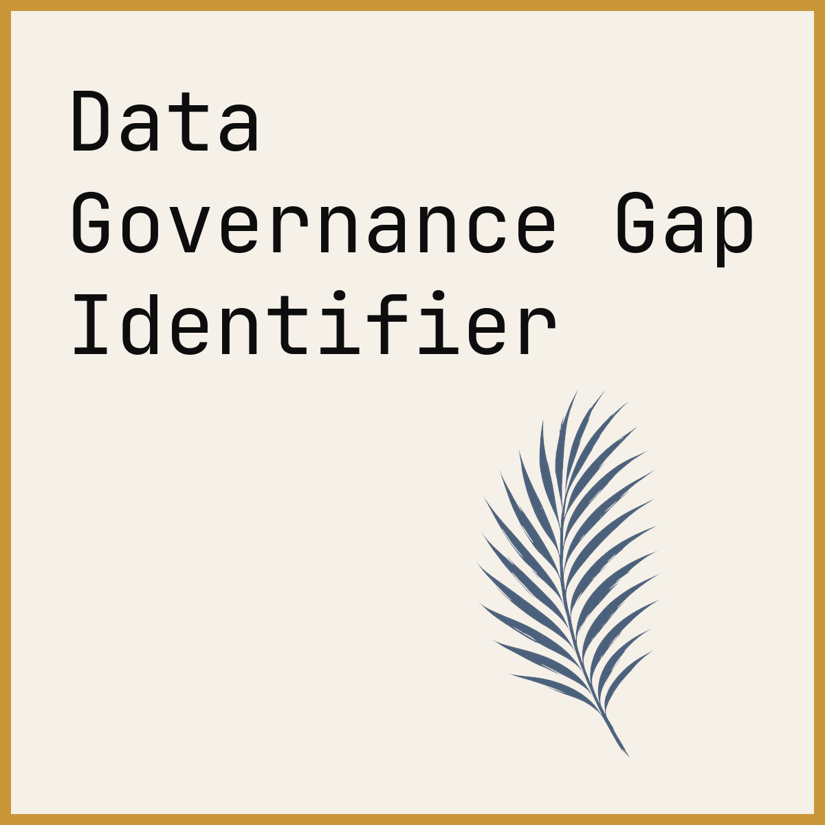 Data Governance Gap Identifier