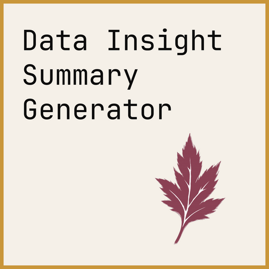 Data Insight Summary Generator