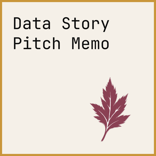 Data Story Pitch Memo