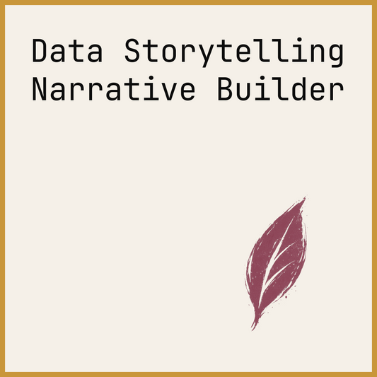 Data Storytelling Narrative Builder