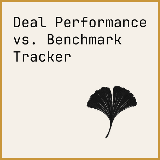 Deal Performance vs. Benchmark Tracker