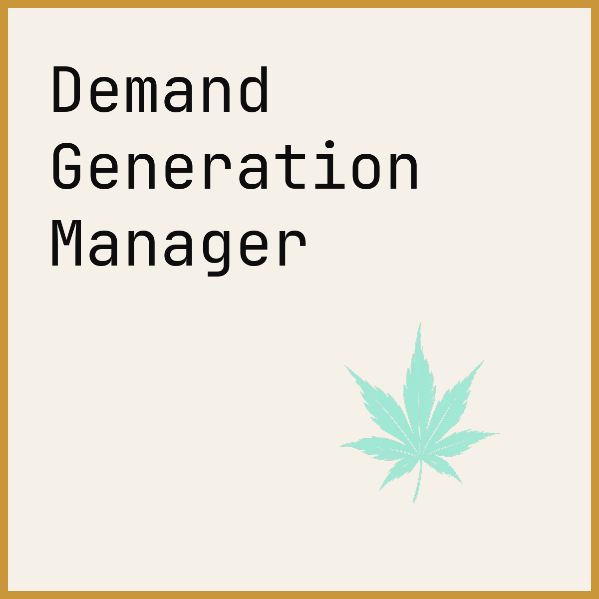 Demand Generation Manager
