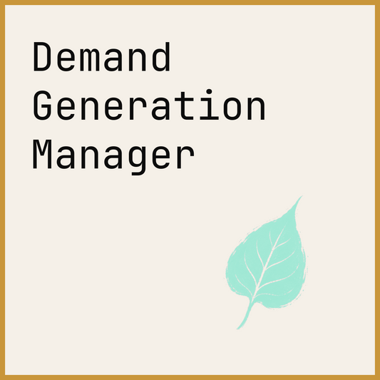 Demand Generation Manager