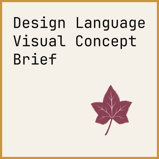 Design Language Visual Concept Brief