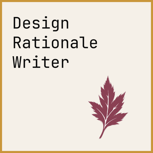 Design Rationale Writer