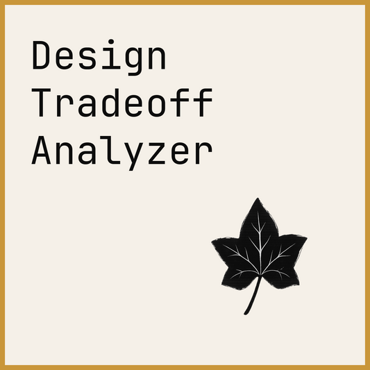 Design Tradeoff Analyzer