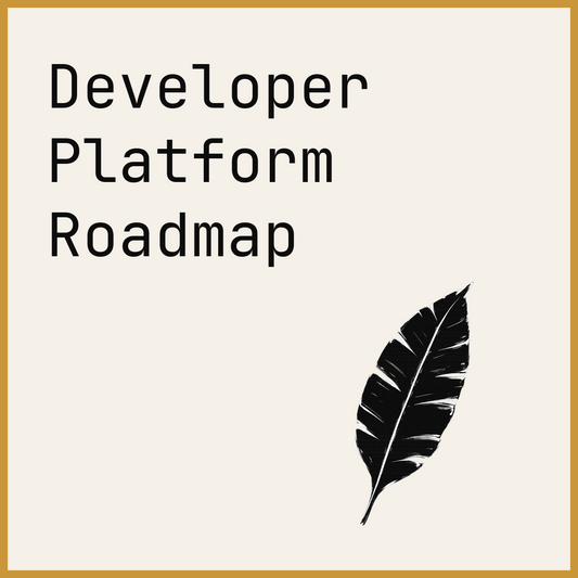 Developer Platform Roadmap