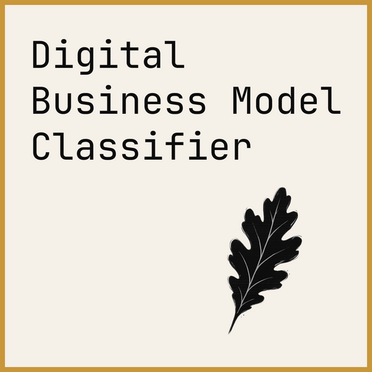 Digital Business Model Classifier