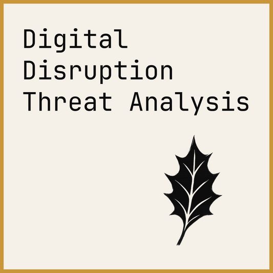 Digital Disruption Threat Analysis