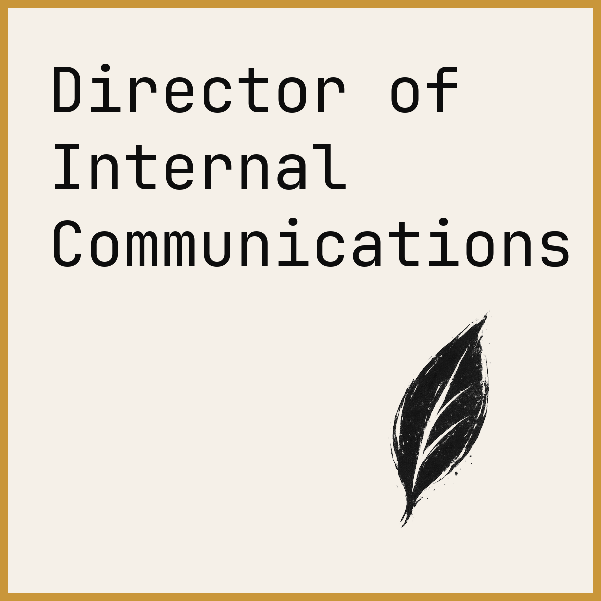 Director of Internal Communications