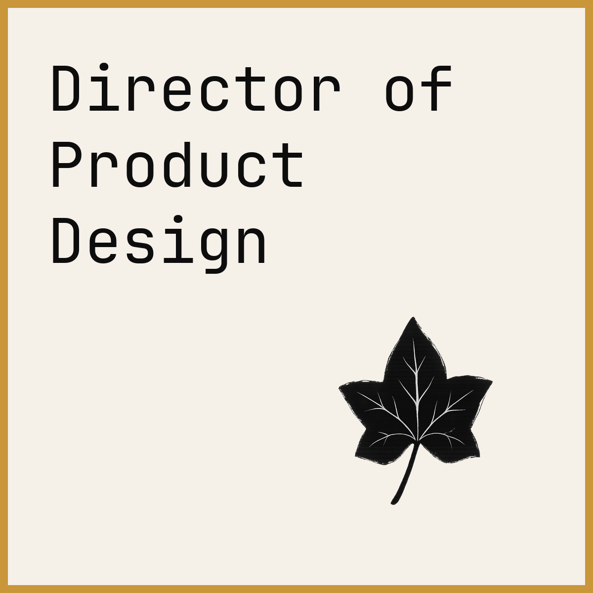 Director of Product Design