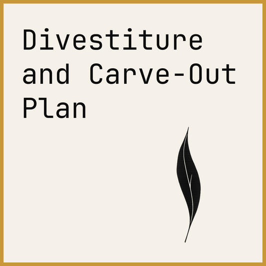 Divestiture and Carve-Out Plan