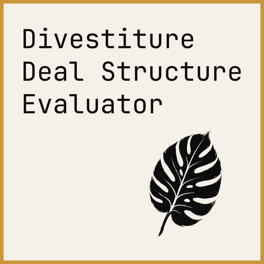Divestiture Deal Structure Evaluator