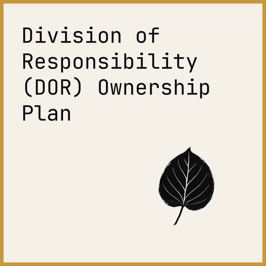 Division of Responsibility (DOR) Ownership Plan