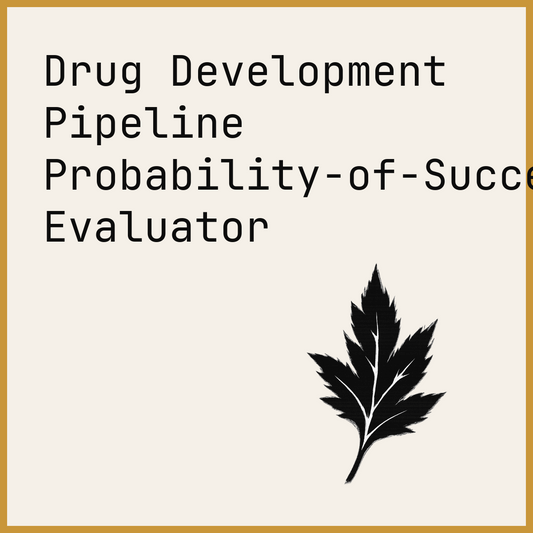 Drug Development Pipeline Probability-of-Success Evaluator