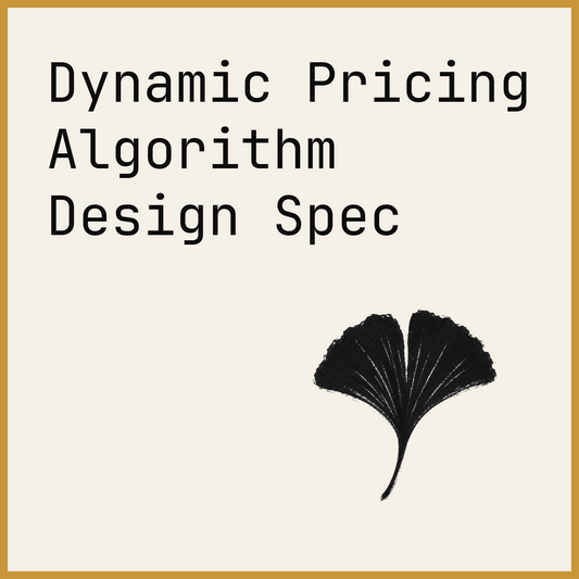 Dynamic Pricing Algorithm Design Spec