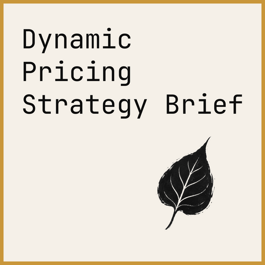 Dynamic Pricing Strategy Brief