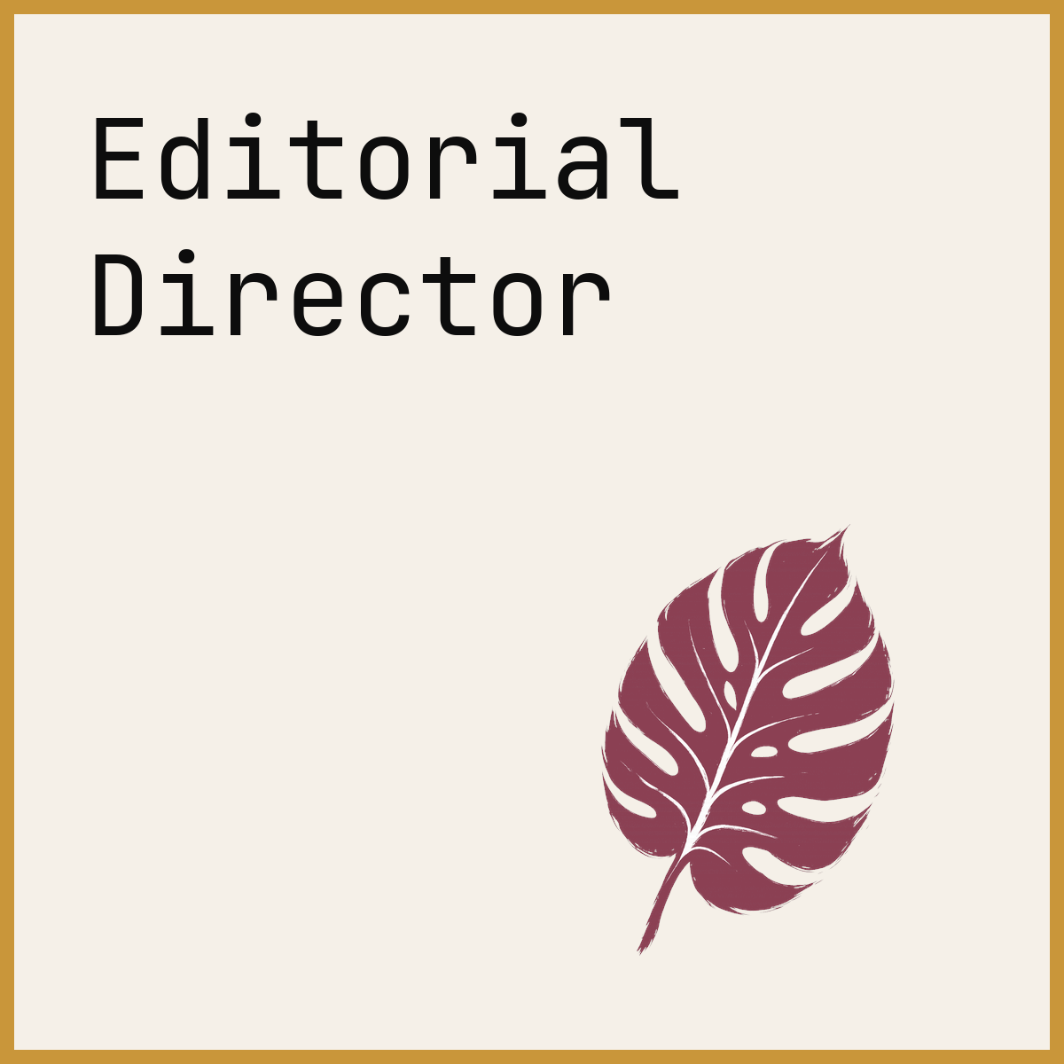 Editorial Director