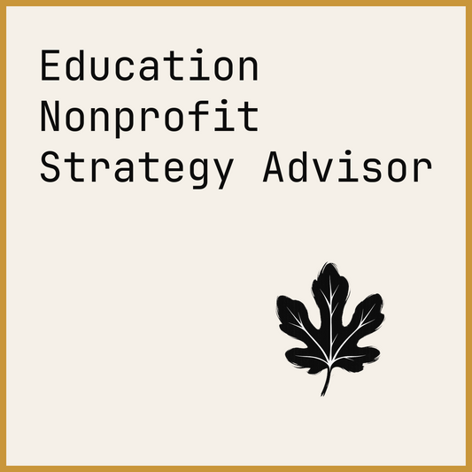Education Nonprofit Strategy Advisor
