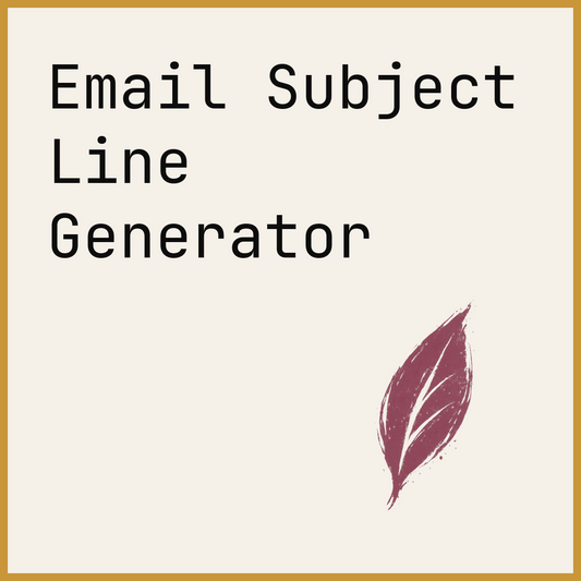 Email Subject Line Generator