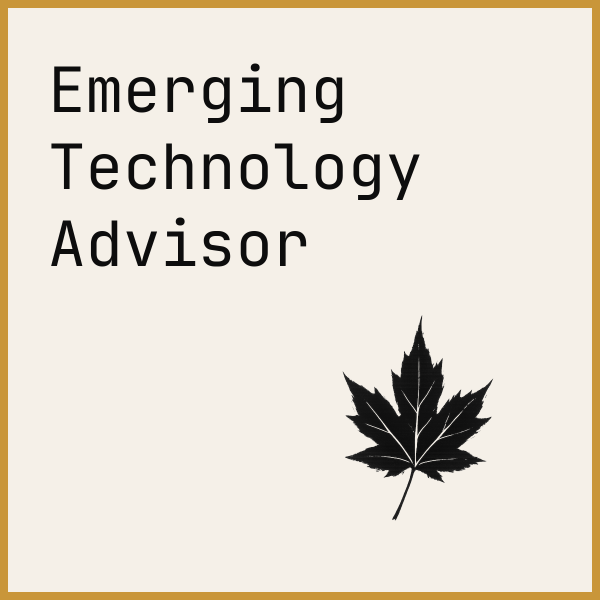 Emerging Technology Advisor