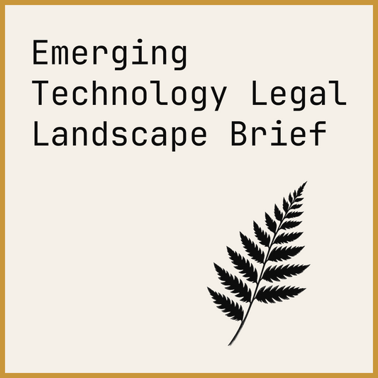 Emerging Technology Legal Landscape Brief