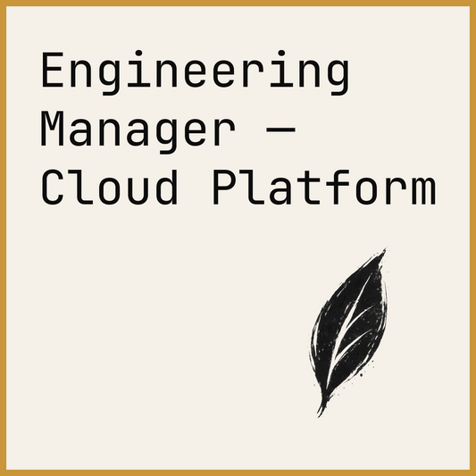 Engineering Manager — Cloud Platform