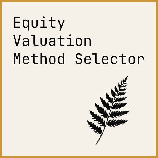 Equity Valuation Method Selector